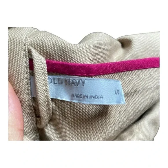 Vintage Old Navy Khaki Long Sleeve Jacket Women’s Size Small Beige Work Casual - Picture 6 of 14